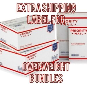 Extra label for over 5lbs